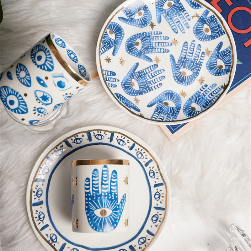 Eye Ceramic Altar Crockery