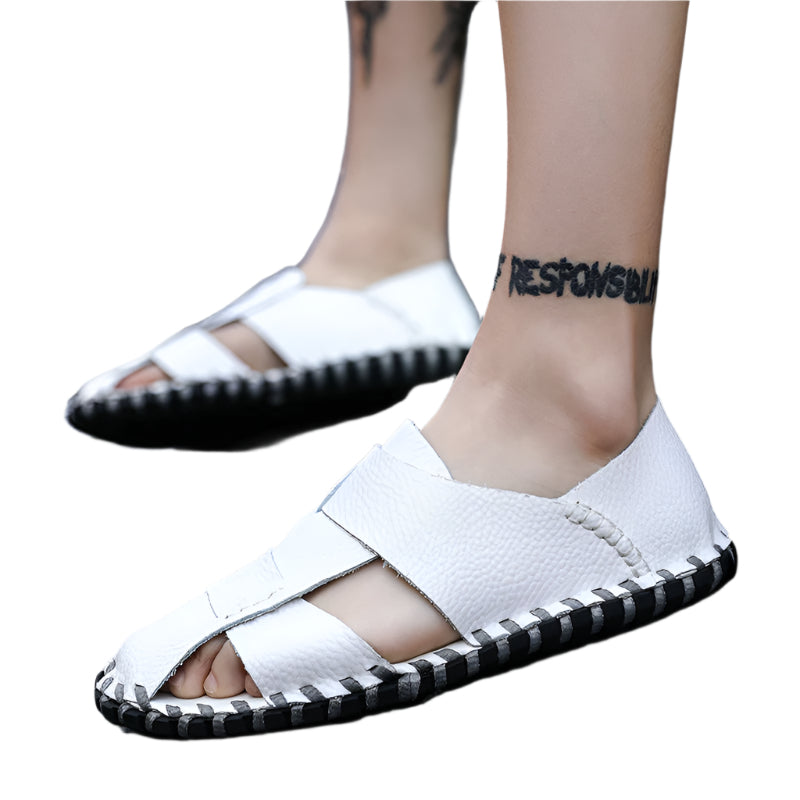 Handmade Cowhide Leather Men's Sandal