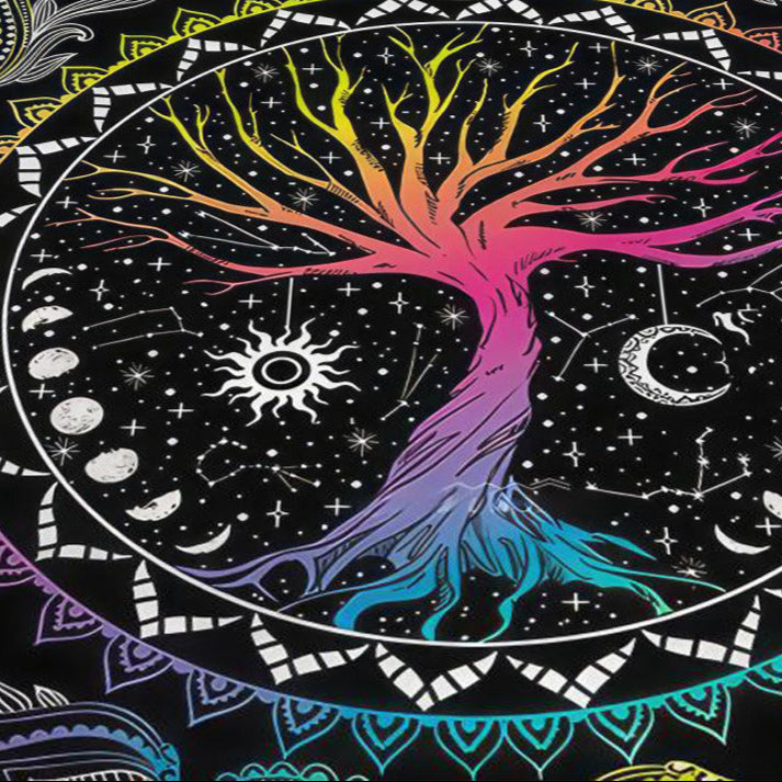 Colorful Tarot  Altar Cloth