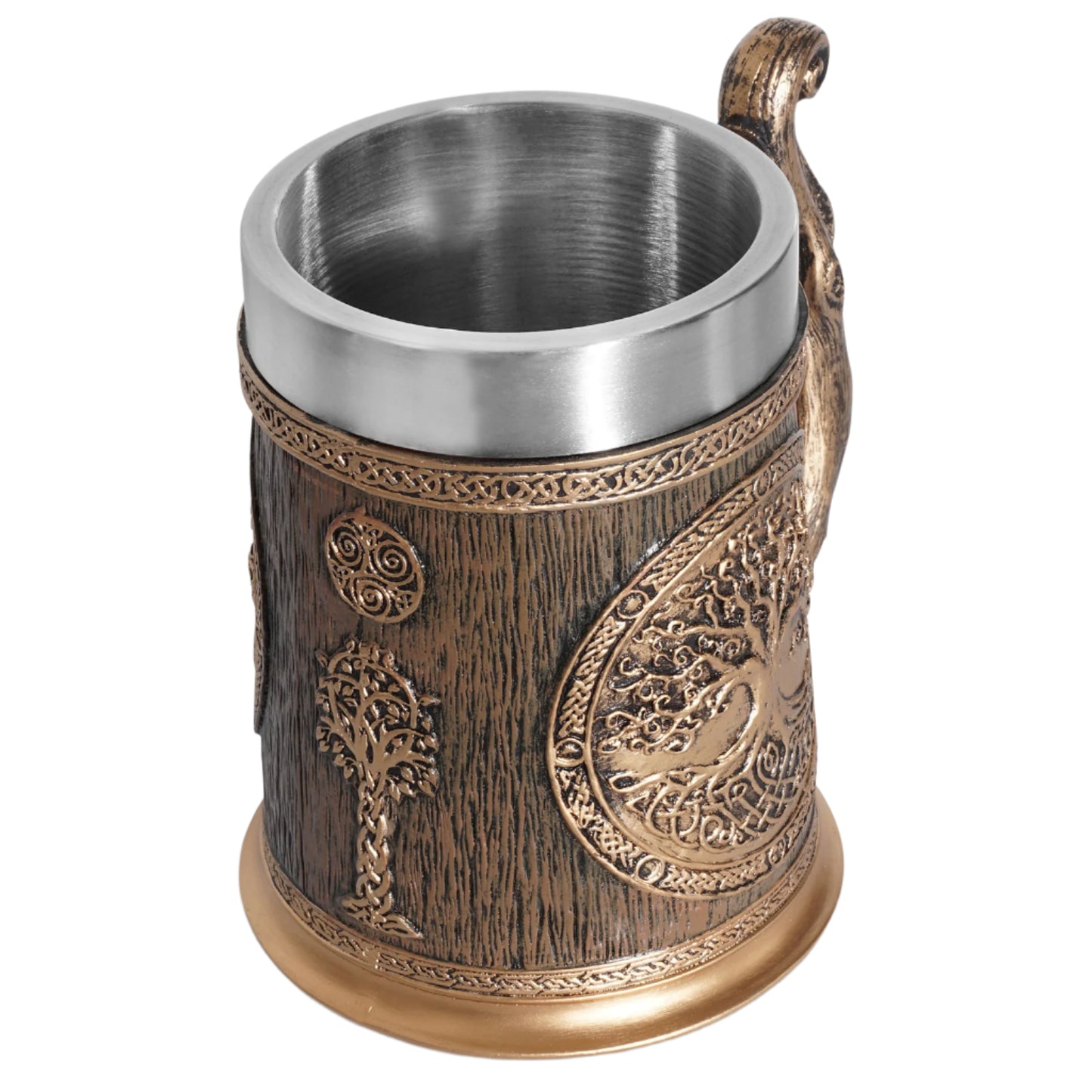 Resin Yggdrasil Stainless Steel Liner Altar Mug