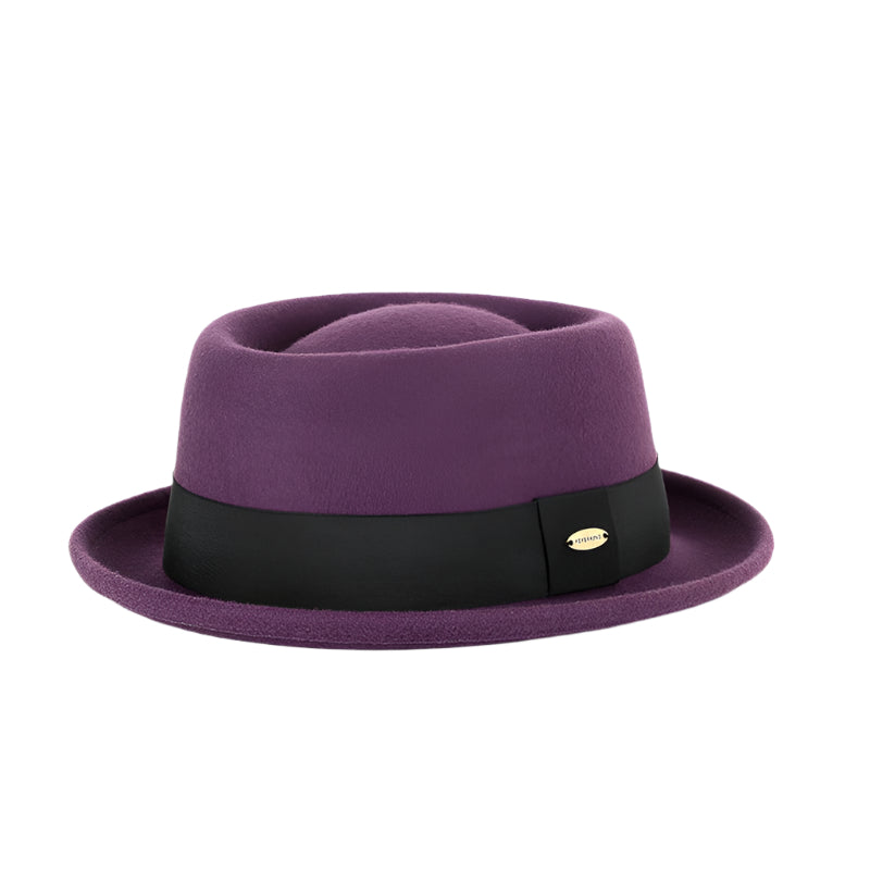 Men's Wool Contrast Band Hat