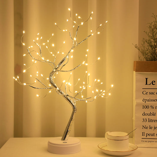 LED Copper Wire Tree Light