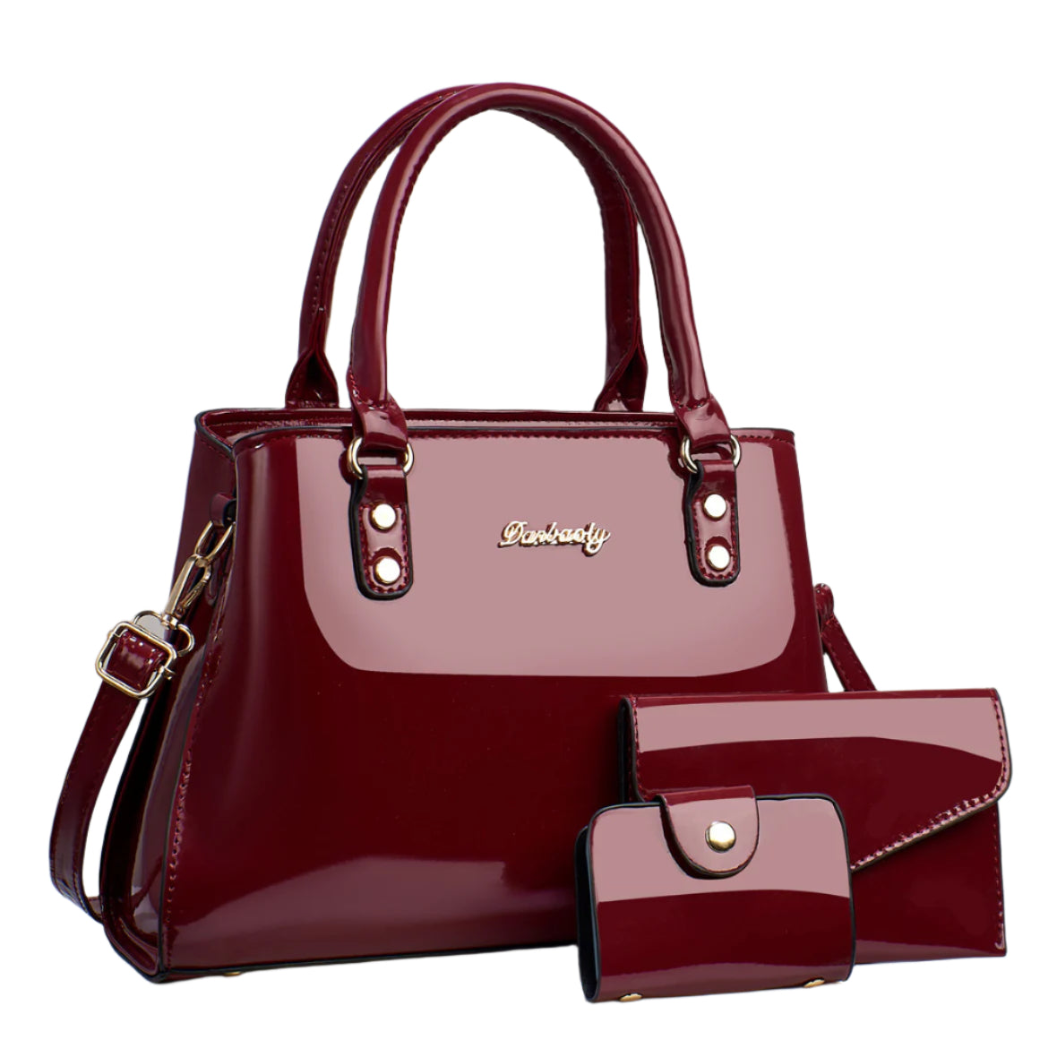 Pu Leather Handbag Set