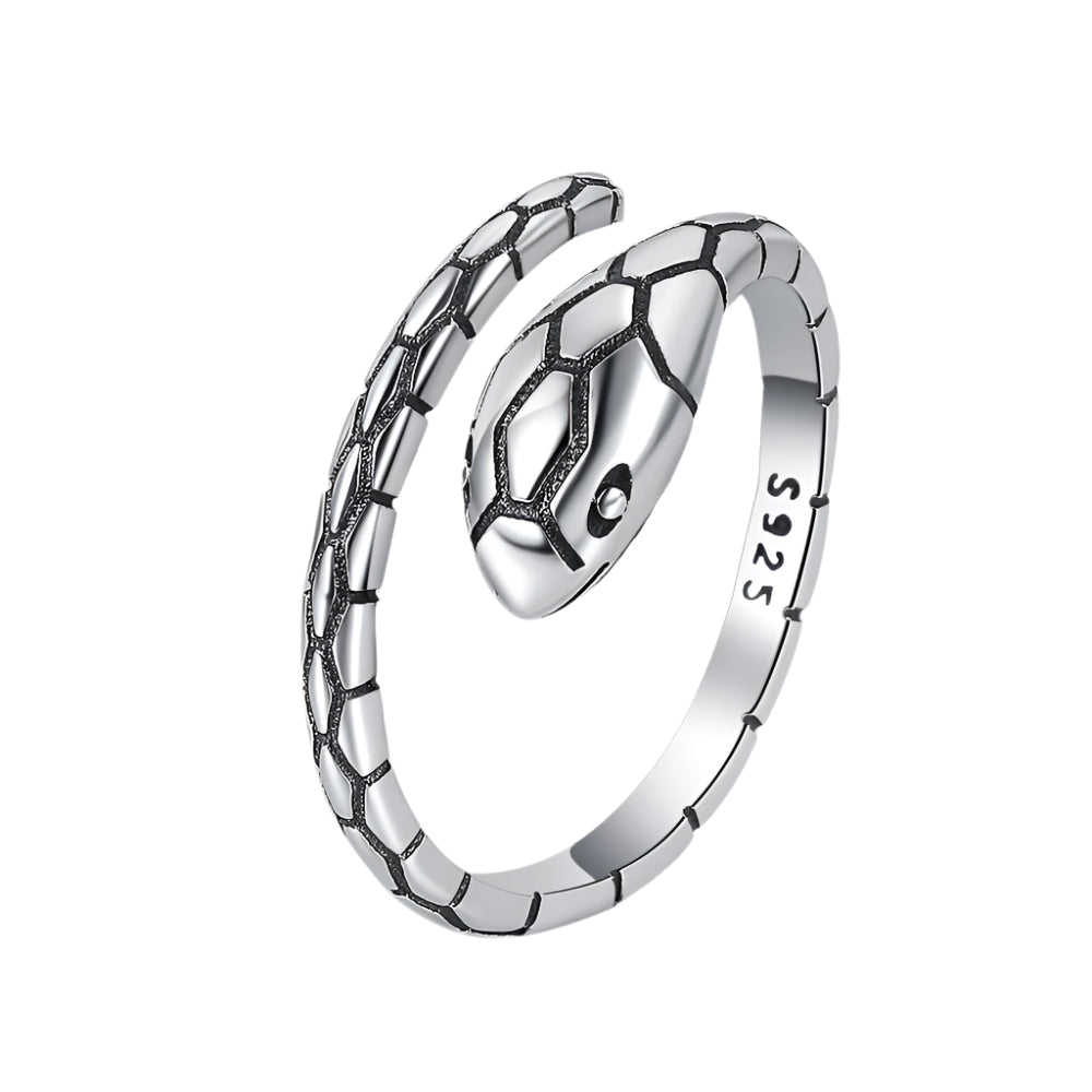 925 Sterling Silver Snake Ring