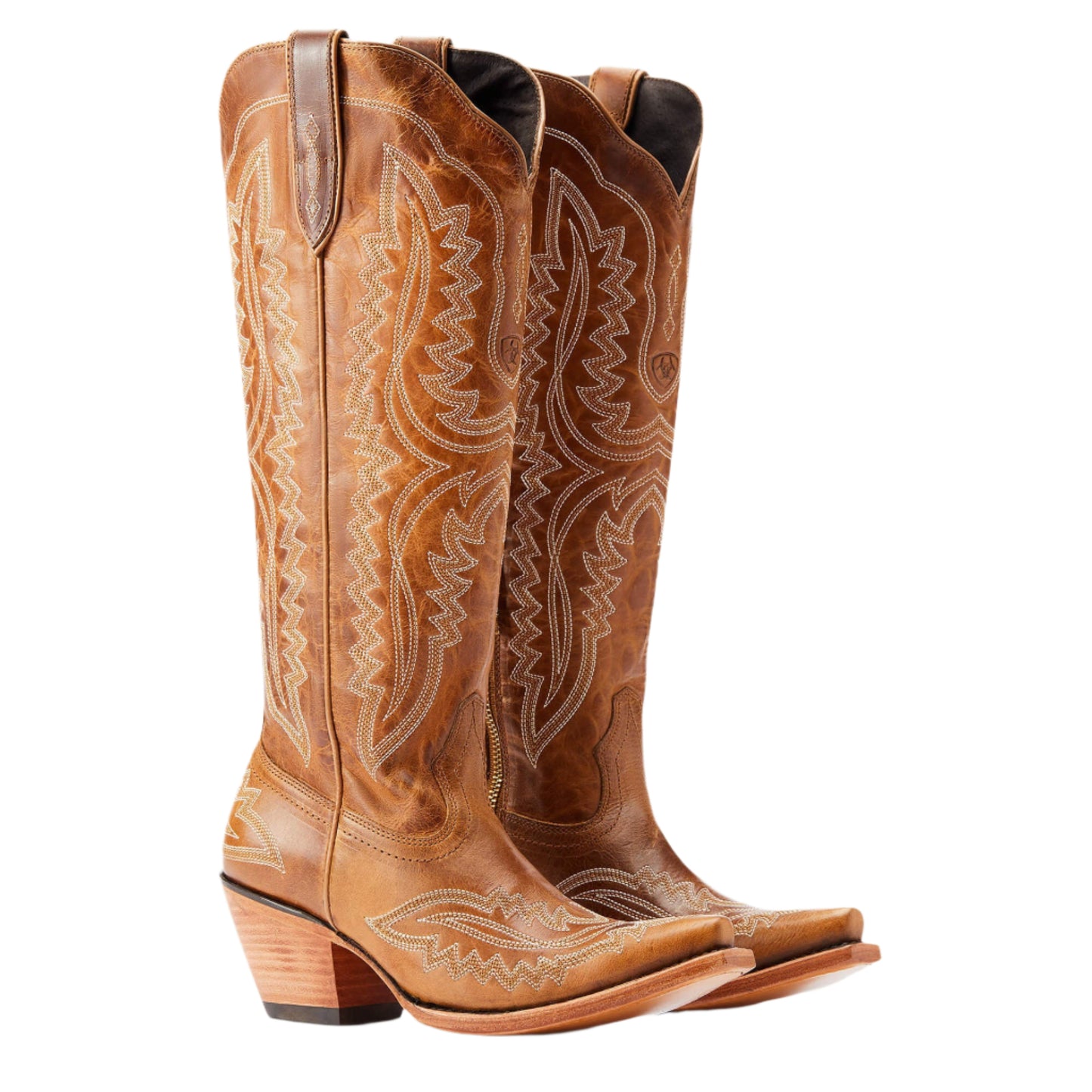 Side Zipper PU Leather Boots