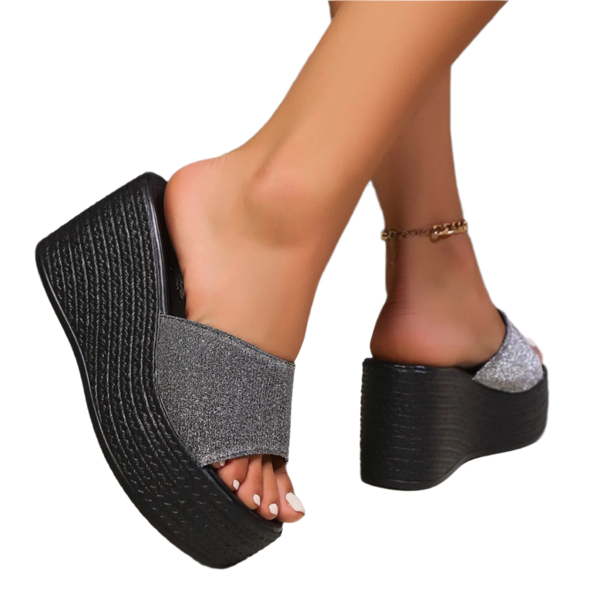 Open Toe Wedge Sandals