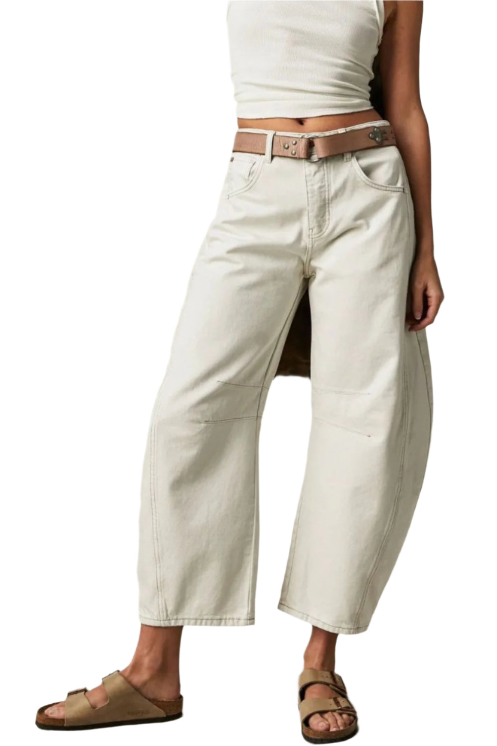 Wide Leg Jeans with Pockets