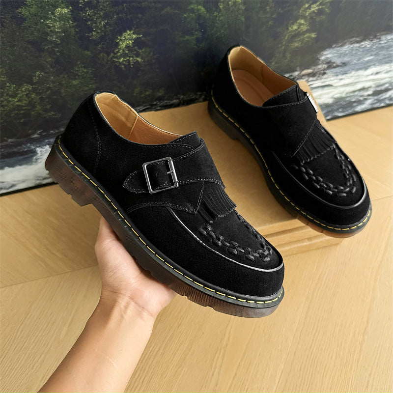 Men's Cowhide Leather Tassel Loafers