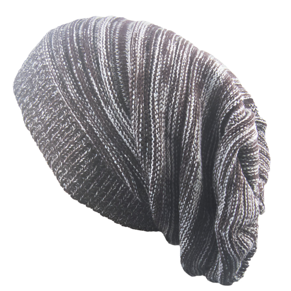 Two Color Knitted Beanie Hat