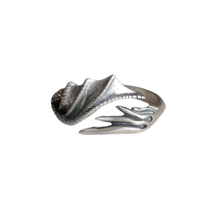 S925 Sterling Silver Dragon Wings Ring