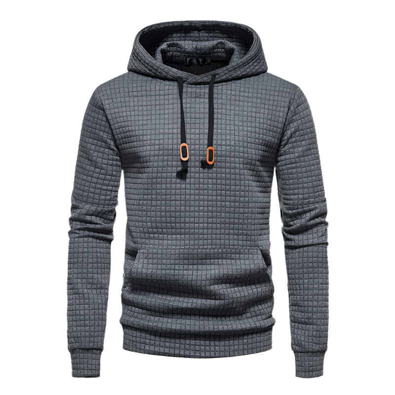 Men's Casual Solid Color Hooded Sweater