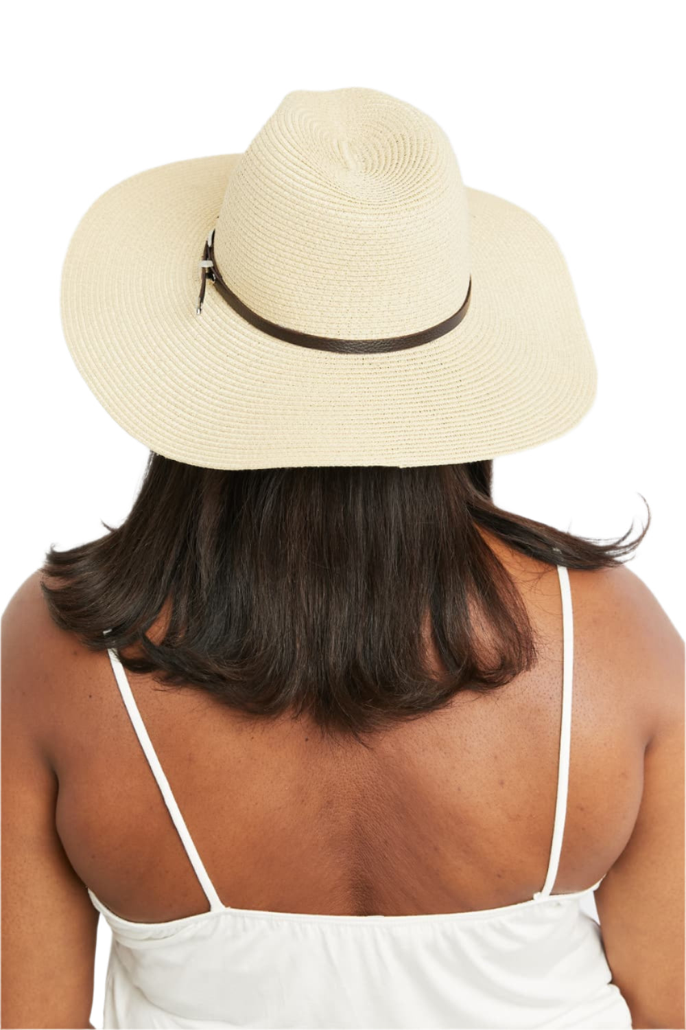Fame Boho Summer Straw Fedora Hat