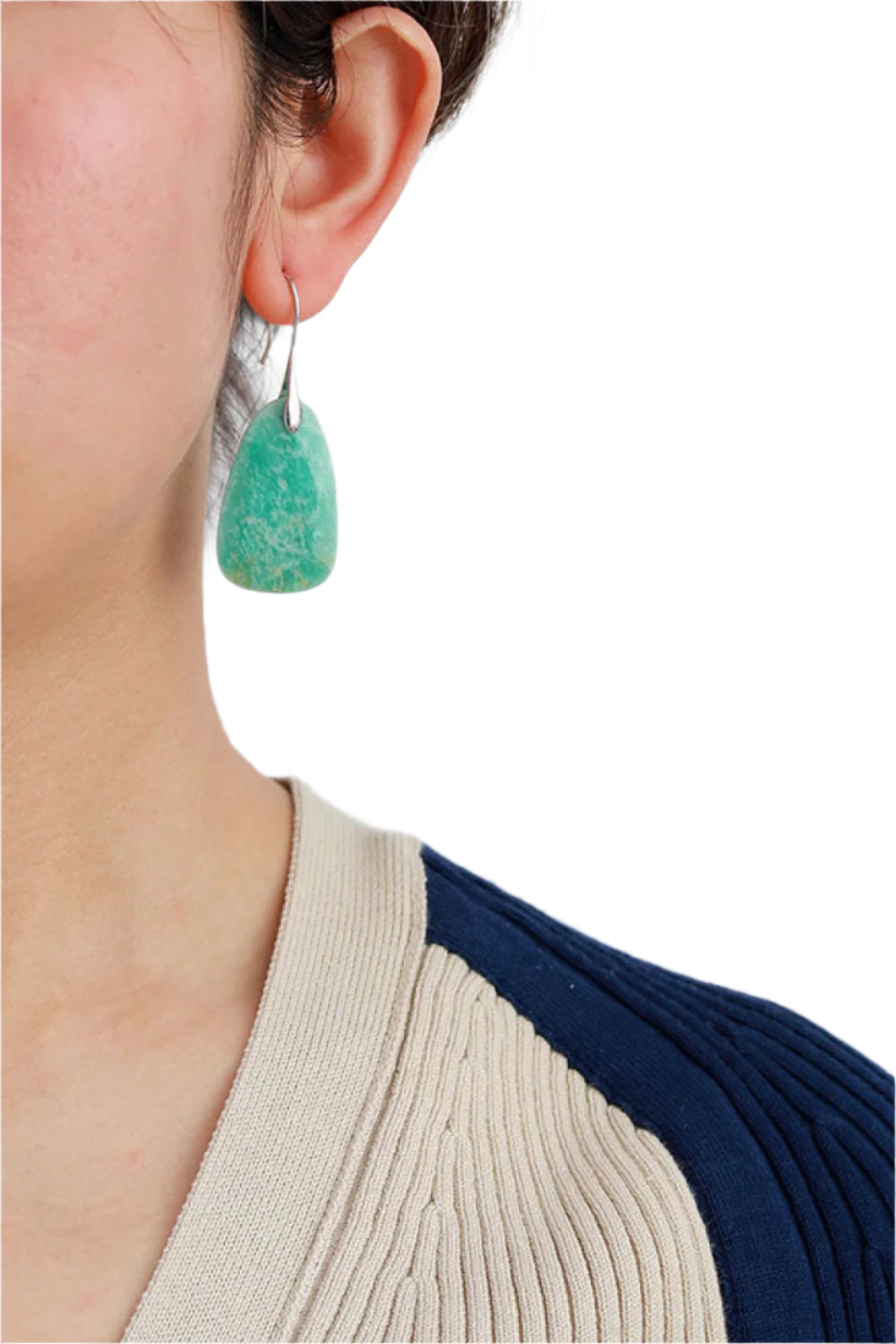 Amazonite Crystal Dangle Earrings
