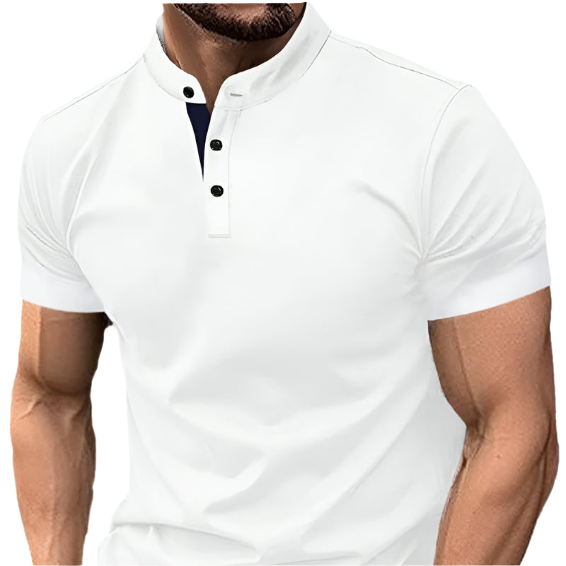 Men's Contrast Collar T-Shirt