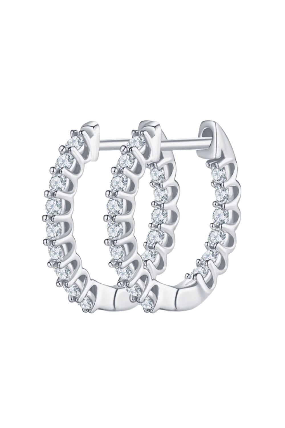 Moissanite 925 Sterling Silver Earrings