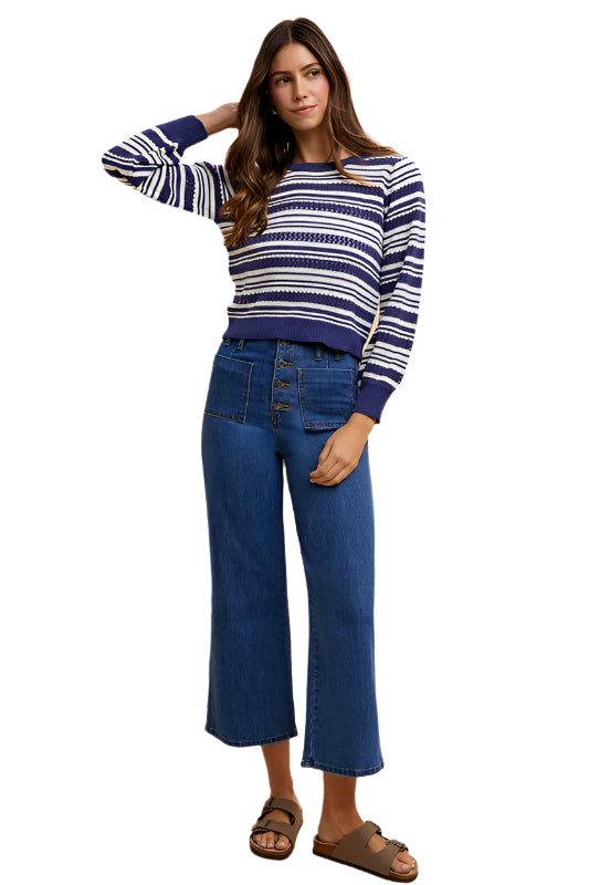 Annie Wear Button Fly High Waist Jeans