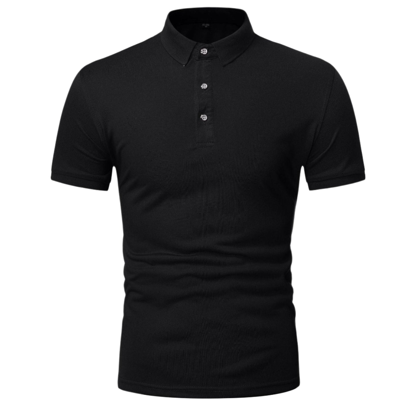 Men's Solid Color Polo Shirt