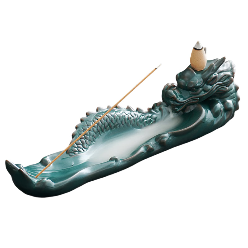 Ceramic Dragon Incense Burner