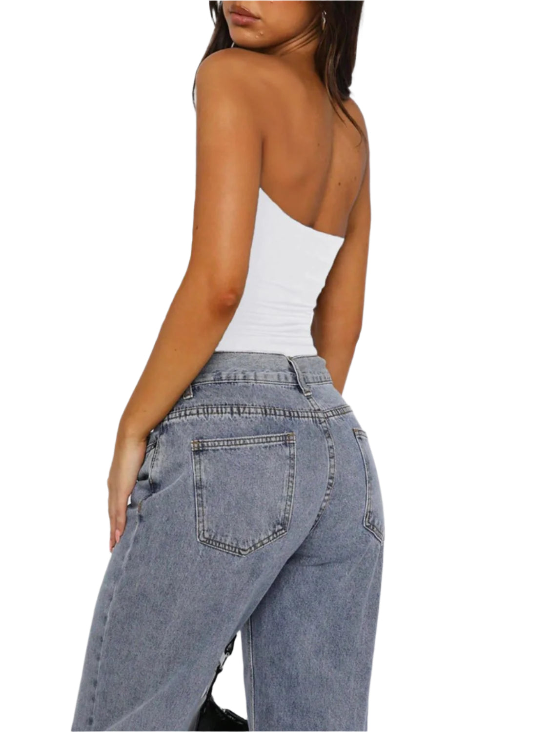 Devine Ruched Tube Top