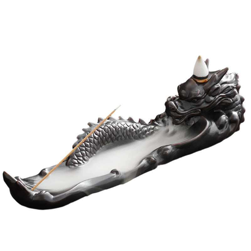 Ceramic Dragon Incense Burner