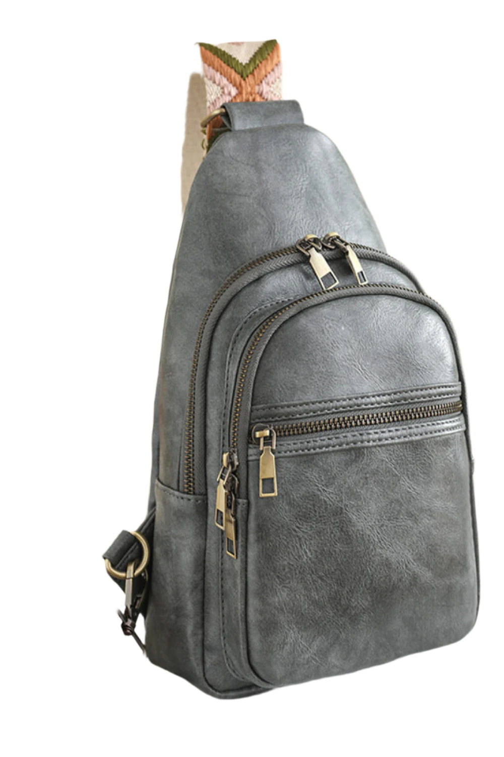 Adored It's Your Time PU Leather Sling Bag