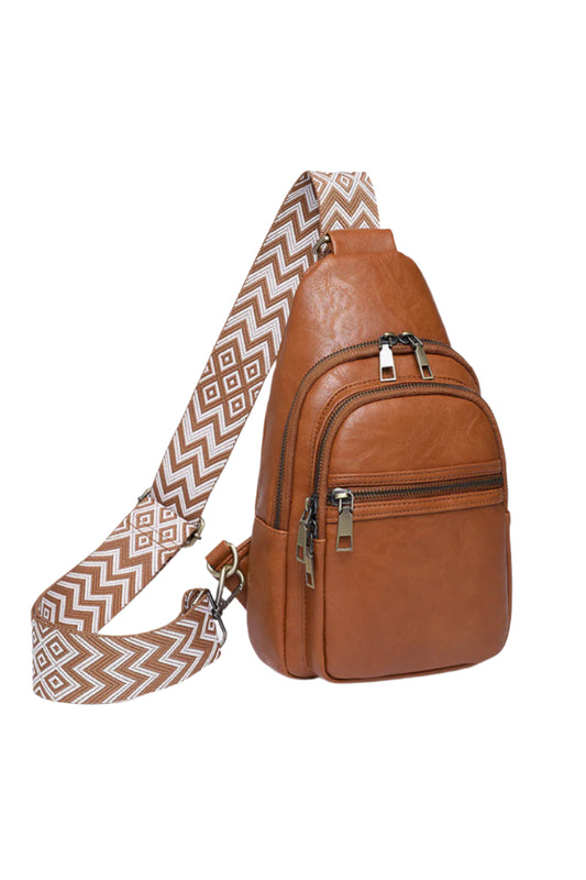 Adored It's Your Time PU Leather Sling Bag