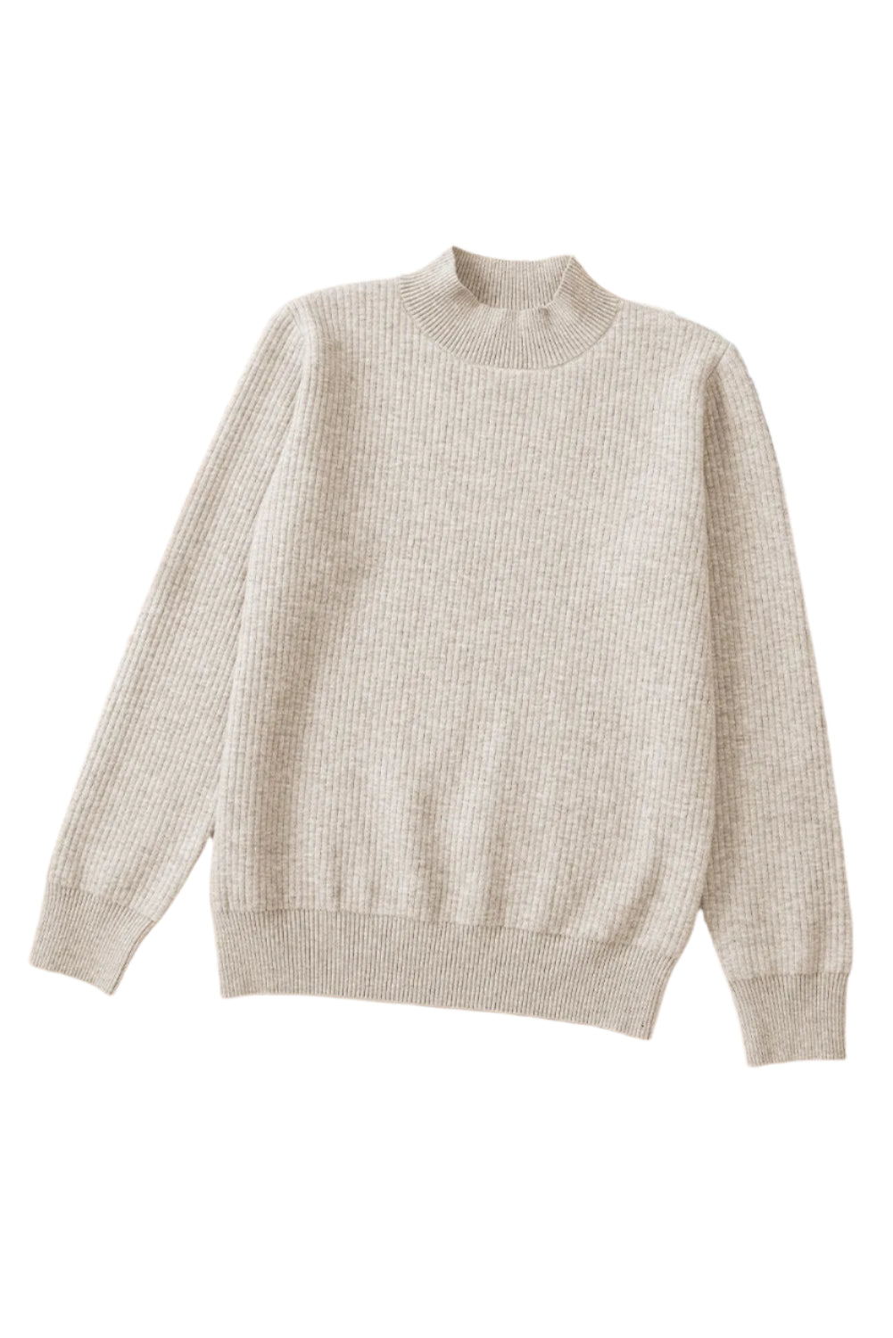 Mock Neck Long Sleeve Sweater