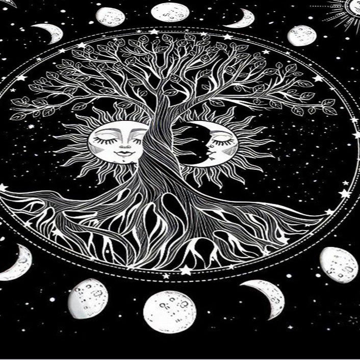 Colorful Tarot  Altar Cloth