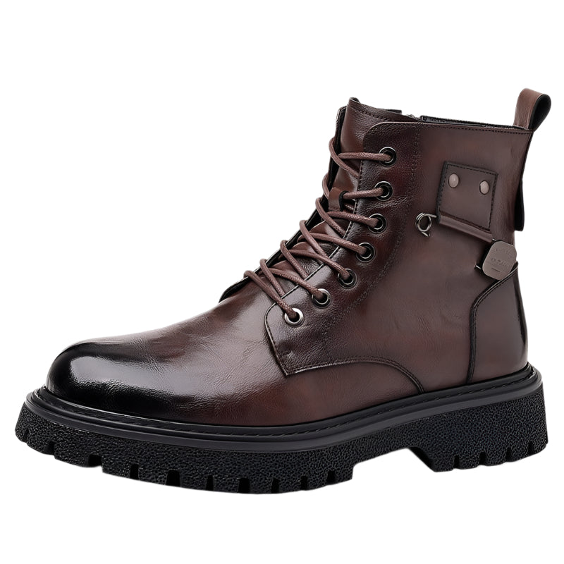 Men's PU Leather Martin Boots