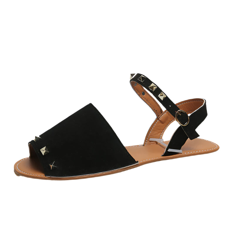 Riveted Flat Sandals