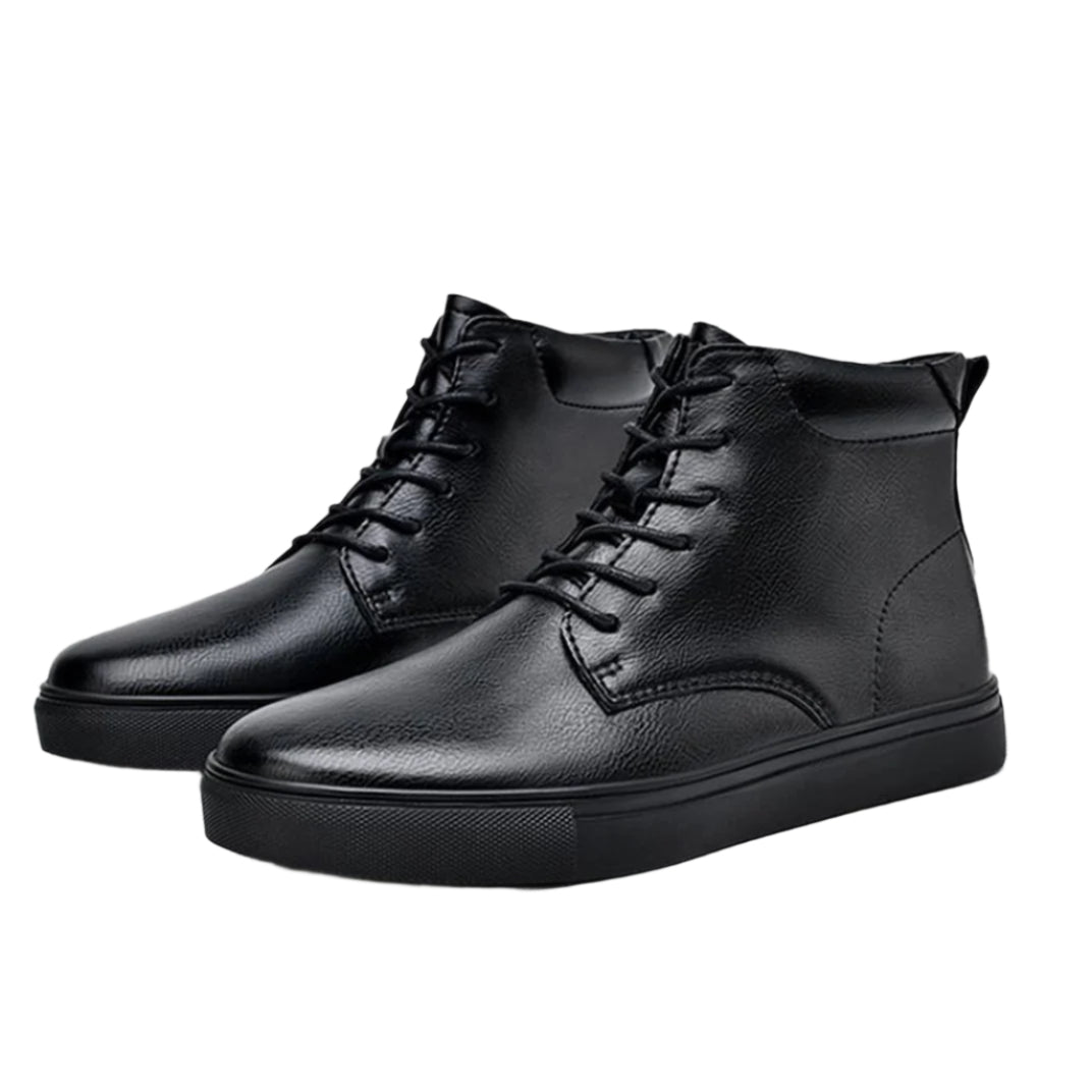Men's Cowhide Leather Casual High Top