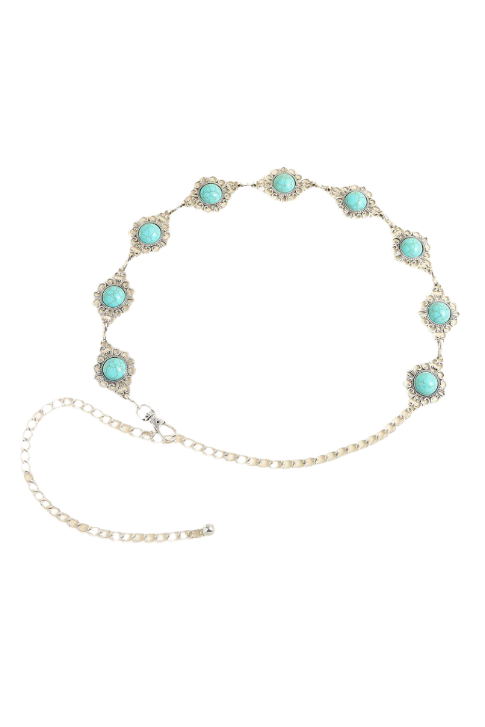 Vintage Turquoise Alloy Belt