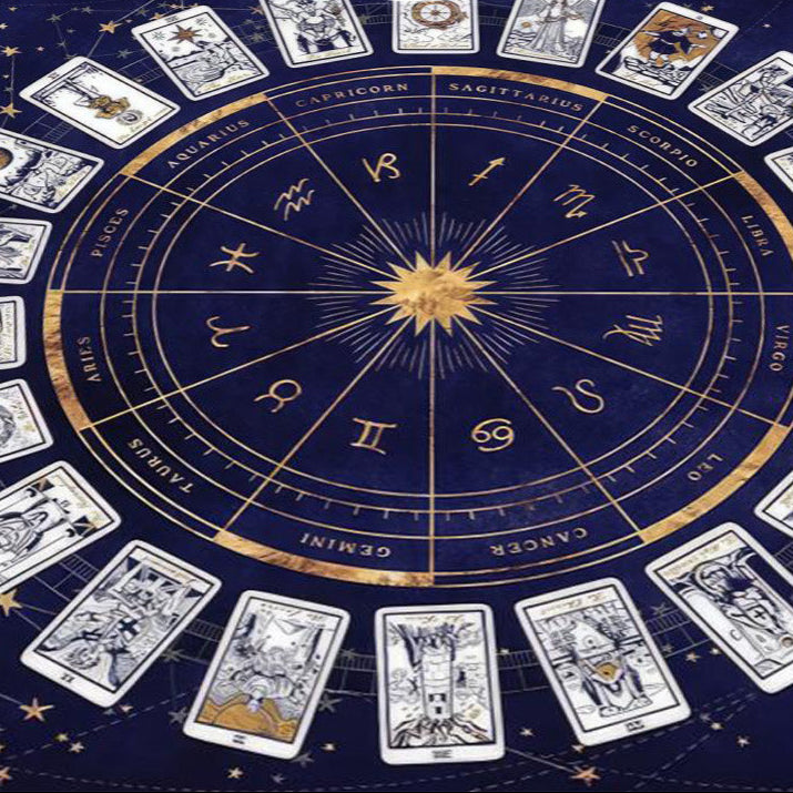 Colorful Tarot  Altar Cloth