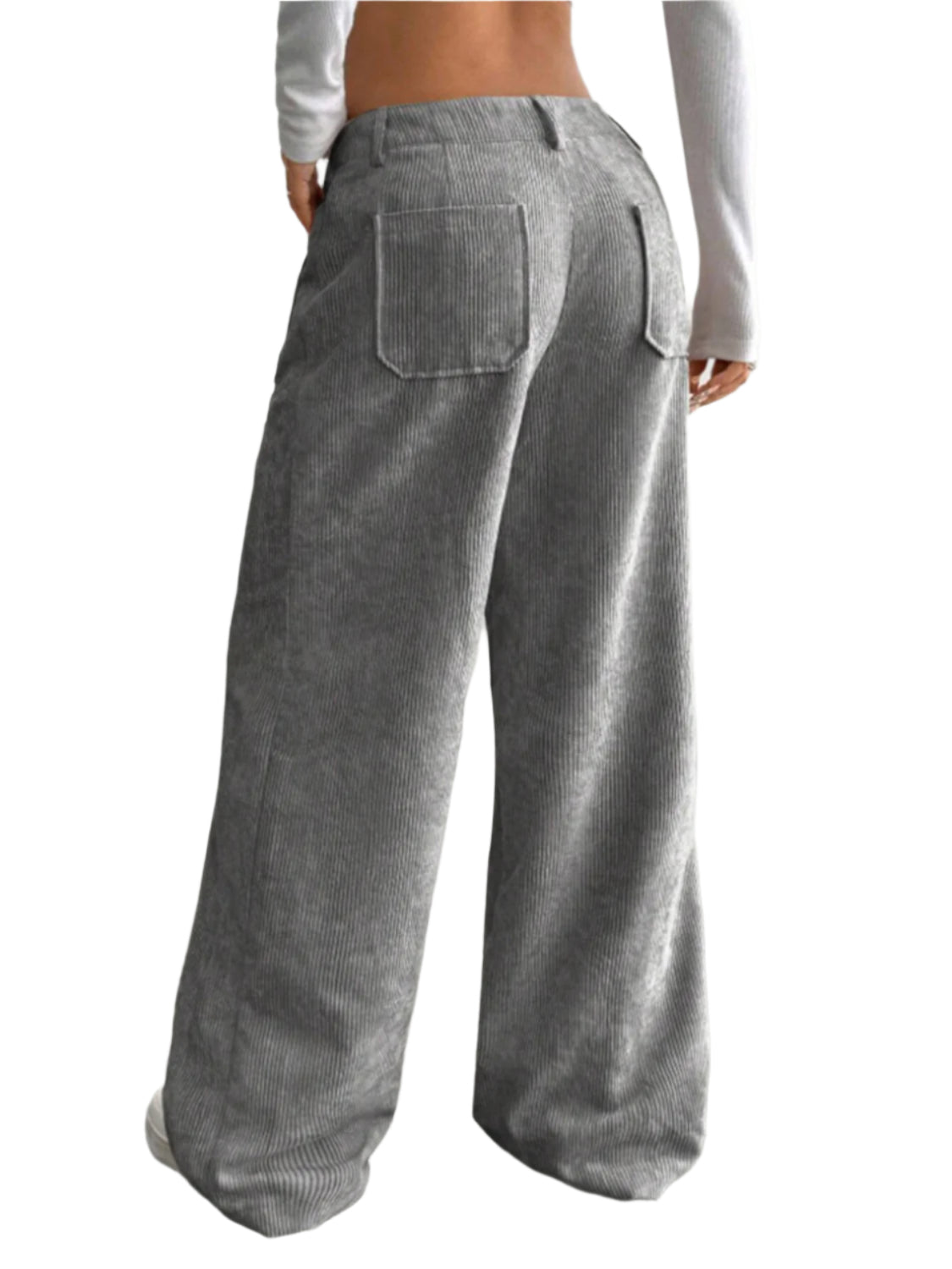 Wide Leg Pants with Pockets