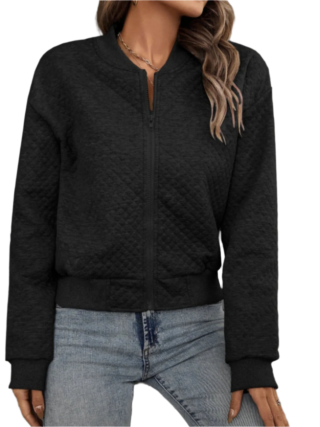 Zip Up Long Sleeve Jacket