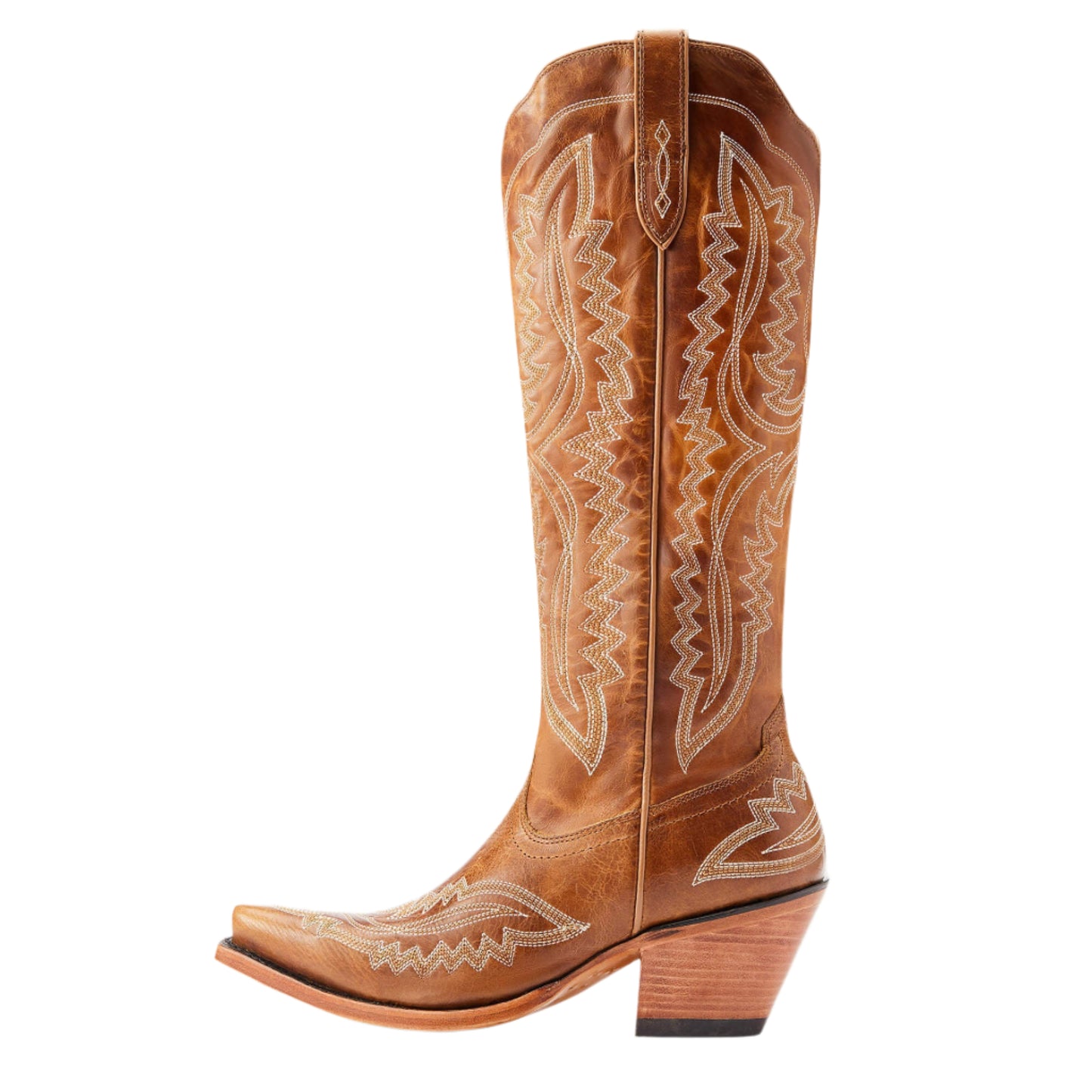 Side Zipper PU Leather Boots