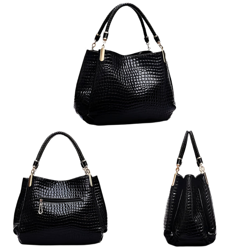 PU Leather Embossed Handbag