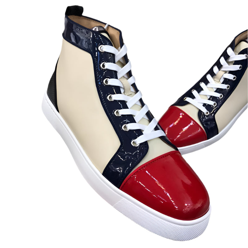 Men's High Top Cowhide Leather Shoes