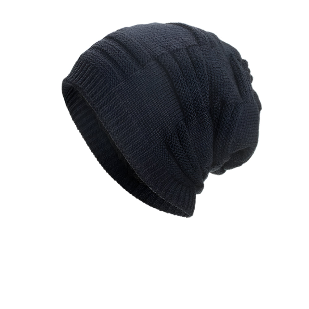 Men's Knitted Wool Fleece Beanie