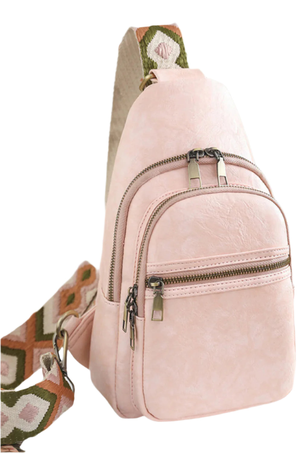 Adored It's Your Time PU Leather Sling Bag
