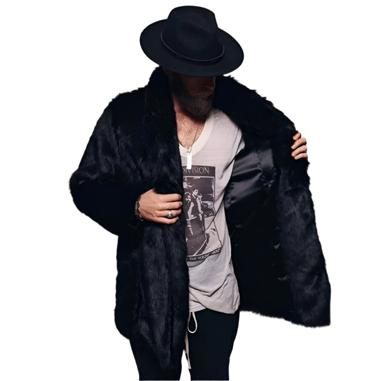 Men's Faux Fur Coat