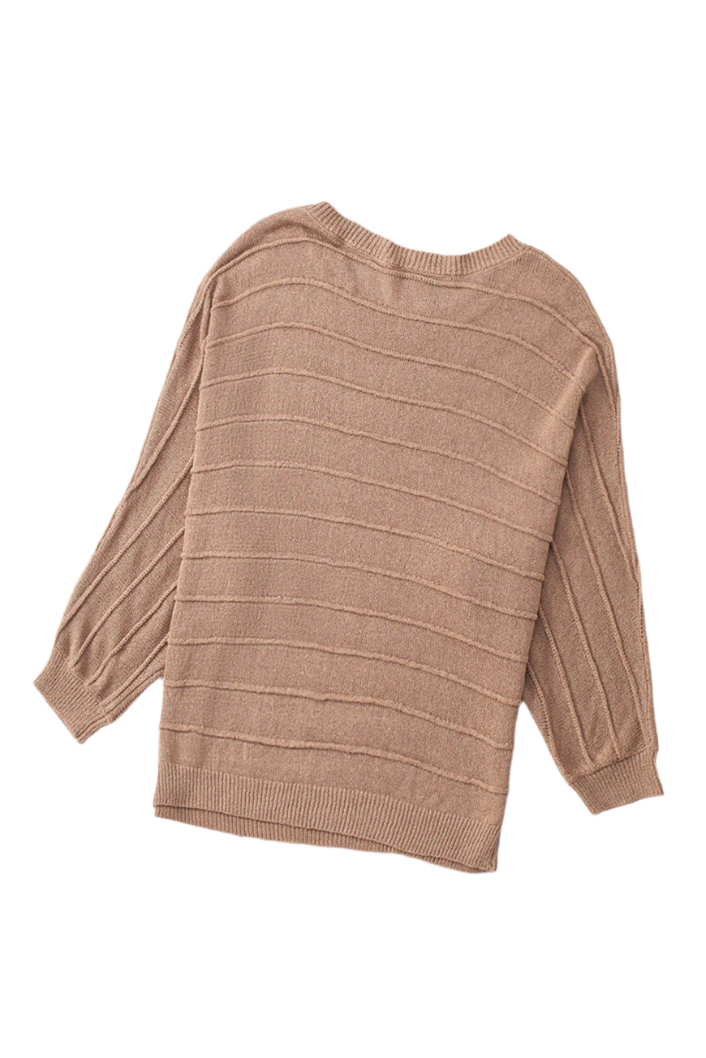 Round Neck Long Sleeve Knit Top