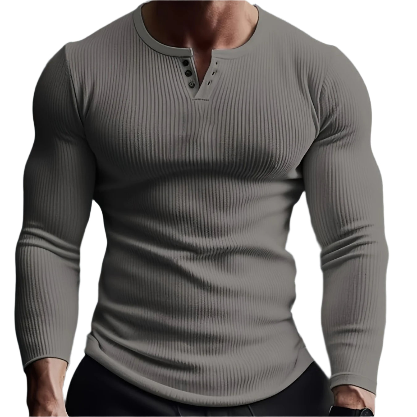 Men's Crew Neck Long Sleeve T-Shirt