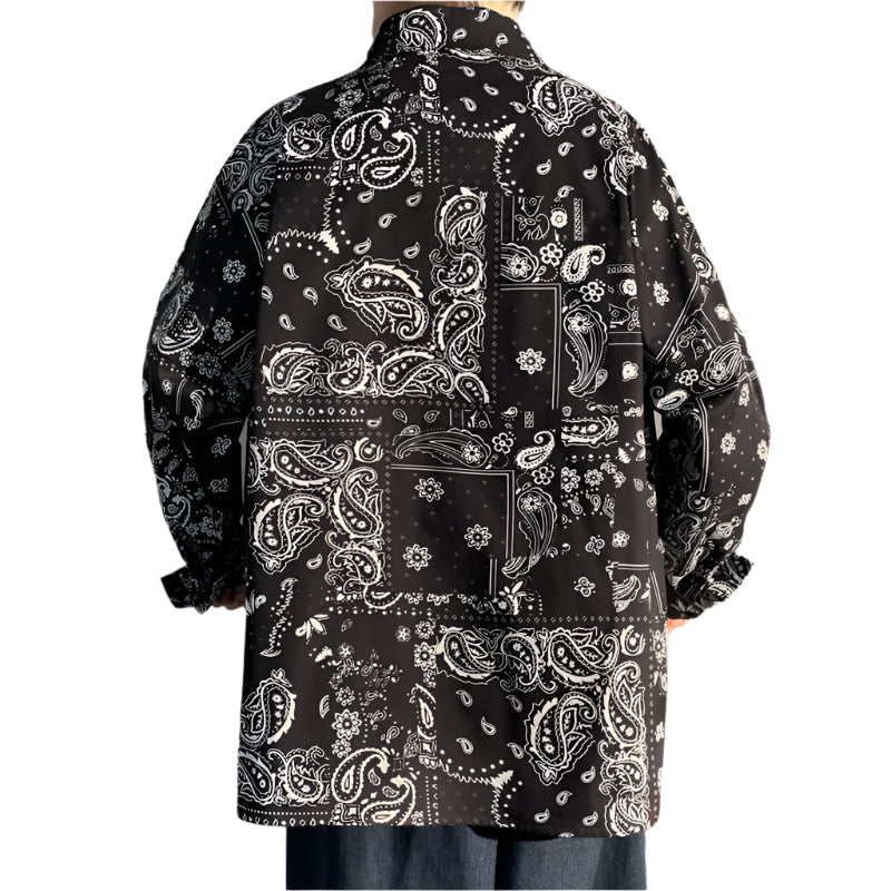 Bandana Print Men's Shirt