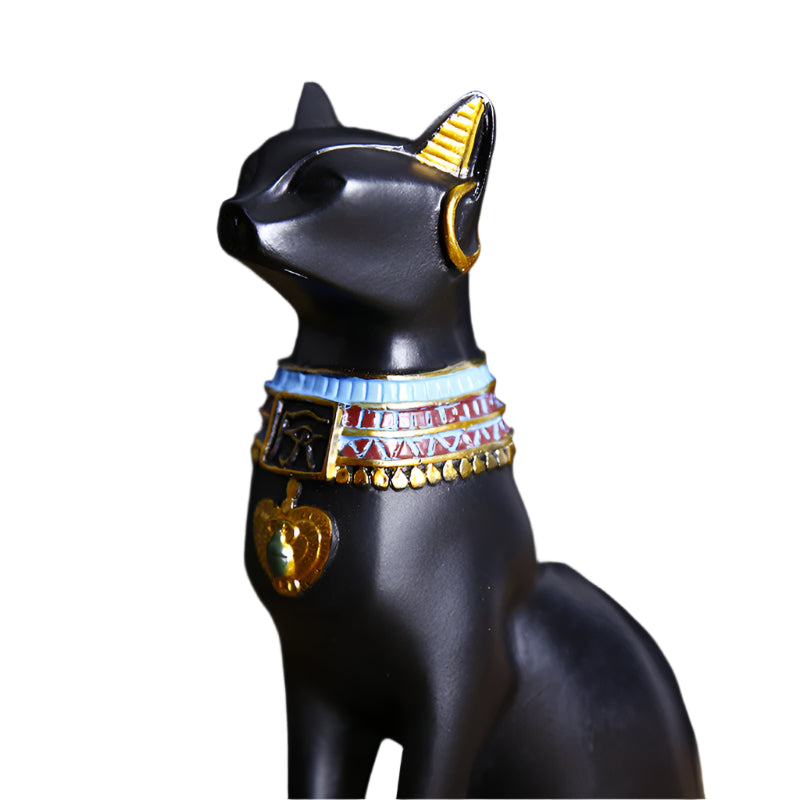 Resin Bastet Statue Tea Light Candle Holder