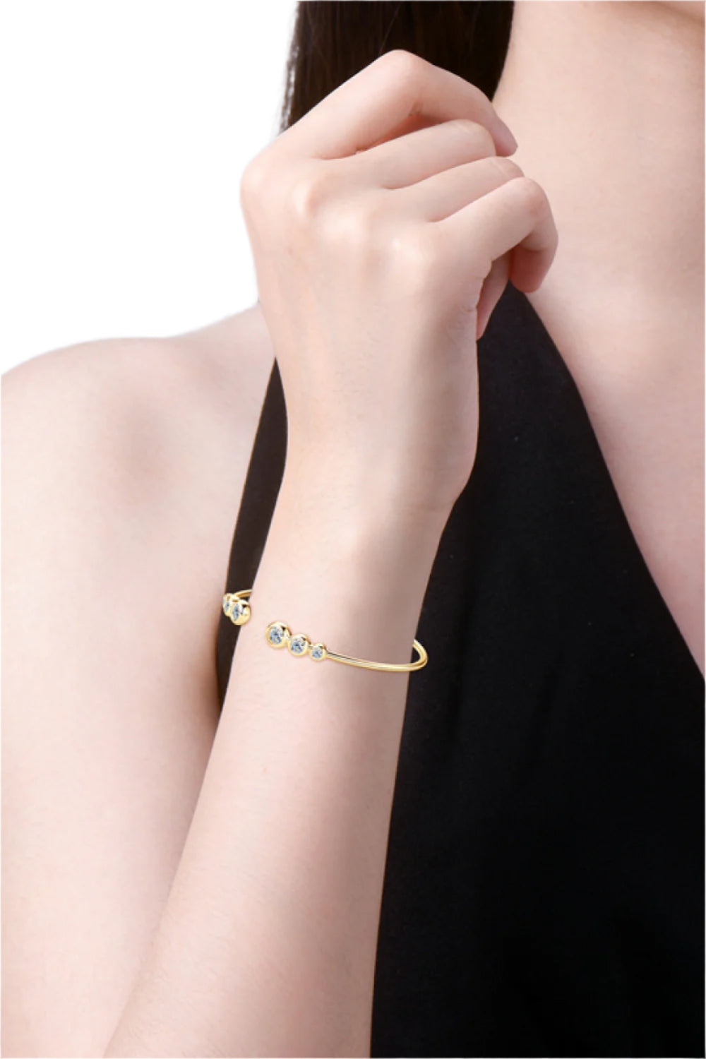 1.8 Carat Moissanite 925 Sterling Silver Bracelet