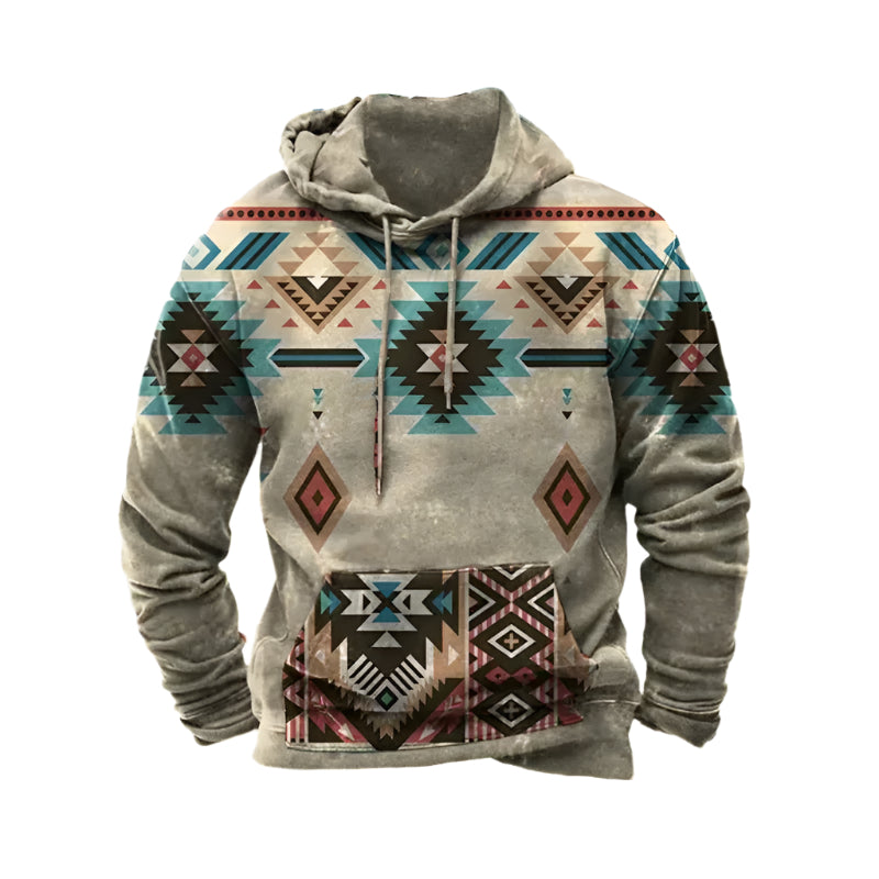 Men's USA Hooded 3D Print Sweatshirt