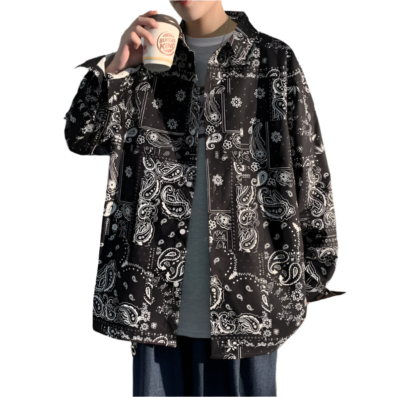 Bandana Print Men's Shirt