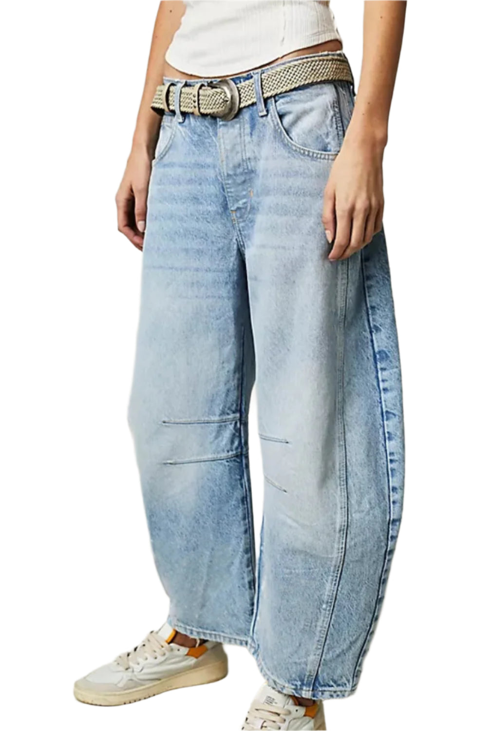 Wide Leg Jeans with Pockets