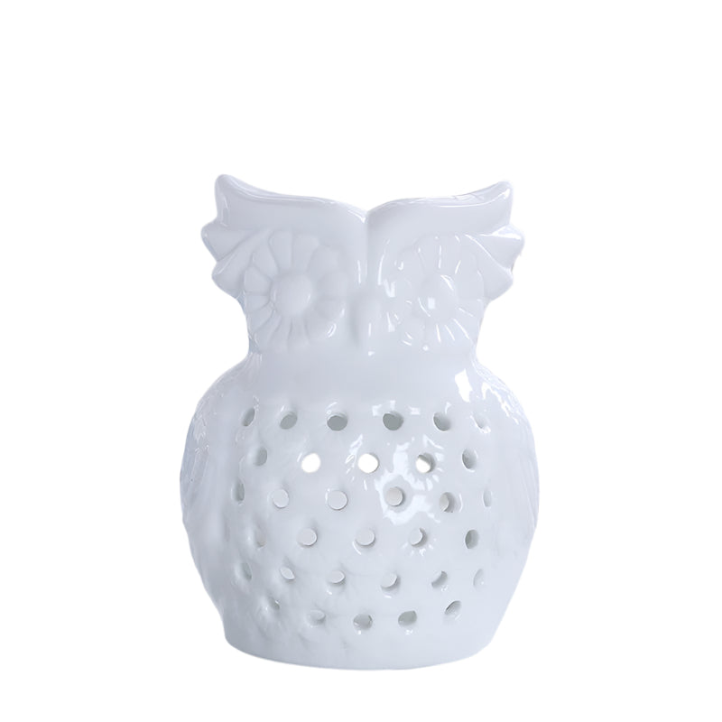 Ceramic Owl Oil Burner